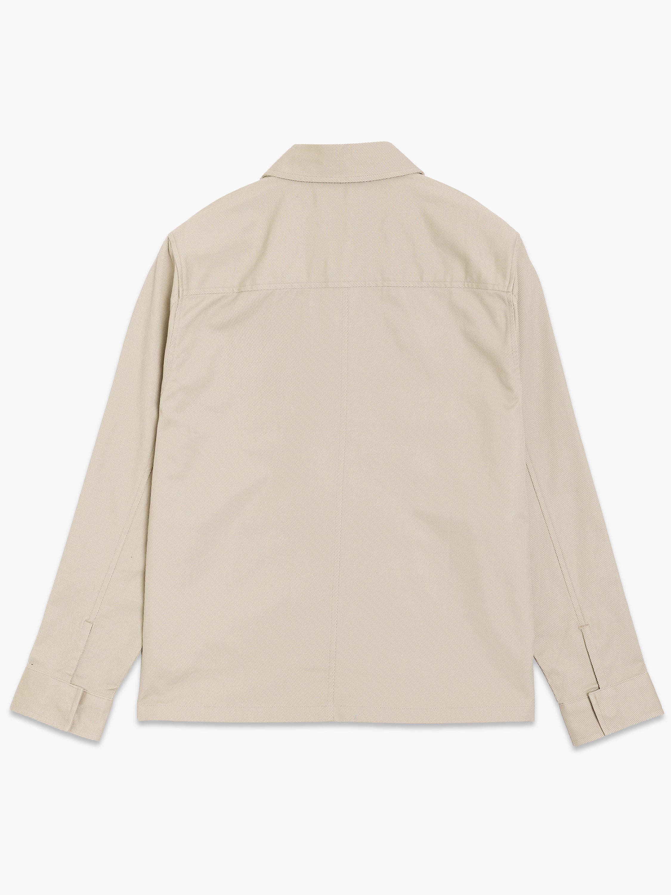 Zip Through Stone Cavalry Jacket