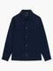 Button Through Navy Blue Utility Jacket