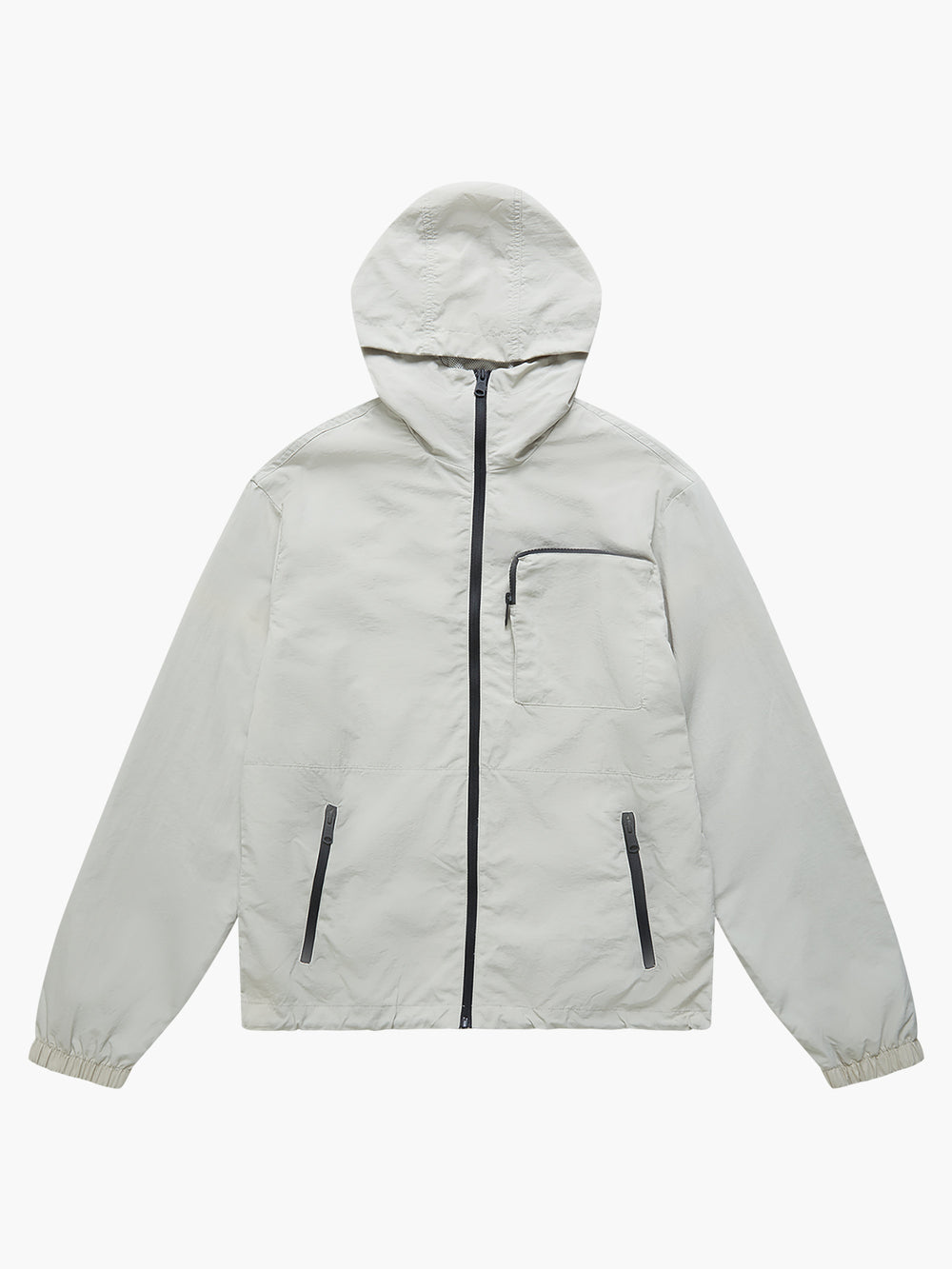 Tech Hooded Shacket Stone | French Connection UK