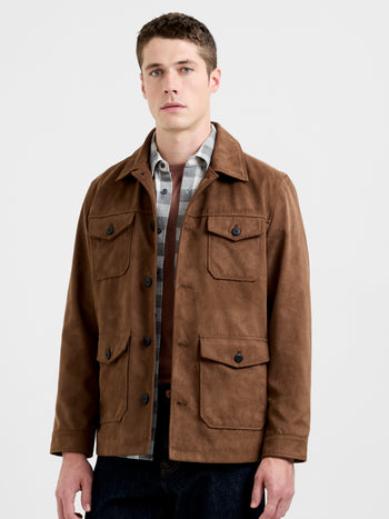 Suedette 4 Pocket Jacket