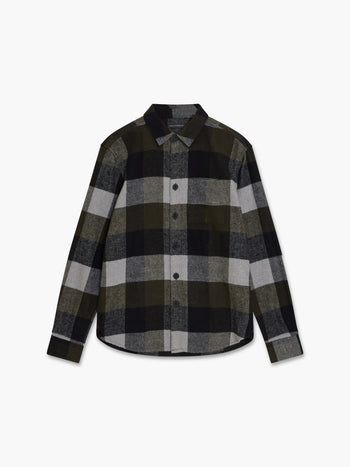 Heavy Large Check Overshirt