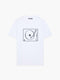 Short Sleeve Turntable Embroidered Graphic T-Shirt