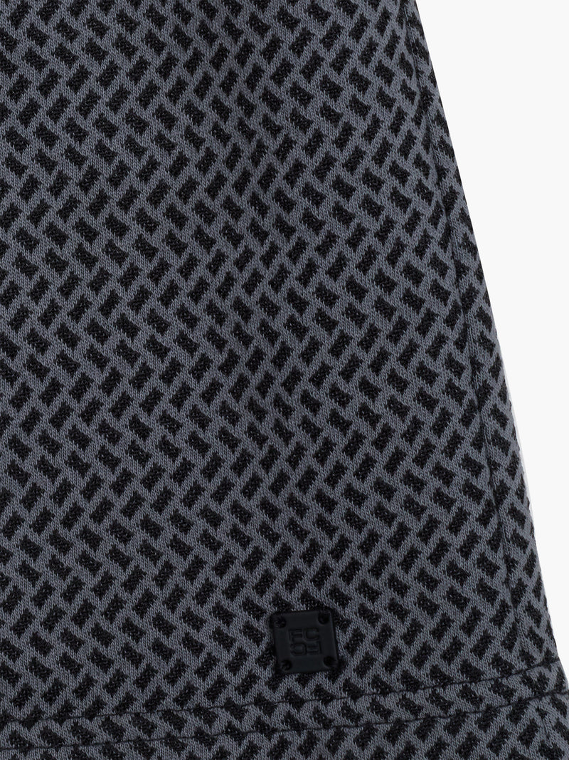 Short Sleeve Geo Polo Shirt