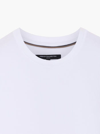 Short Sleeve Micro Seersucker Stripe T-Shirt