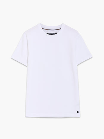 Short Sleeve Micro Seersucker Stripe T-Shirt