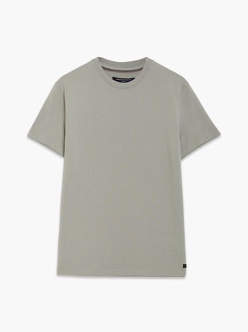 Short Sleeve Micro Seersucker Stripe T-Shirt