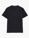 Short Sleeve Black Waffle Jersey T-Shirt