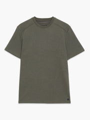 Short Sleeve Khaki Green Waffle Jersey T-Shirt