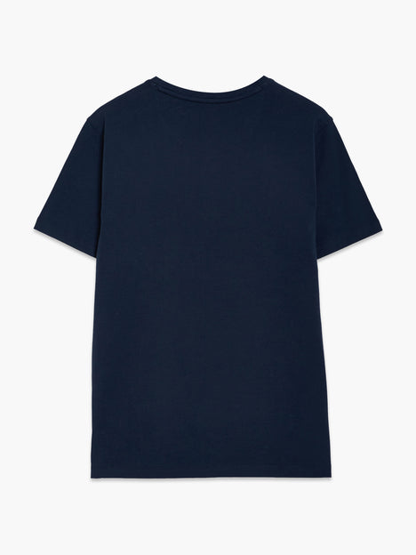 Short Sleeve Navy Crew Neck T-Shirt