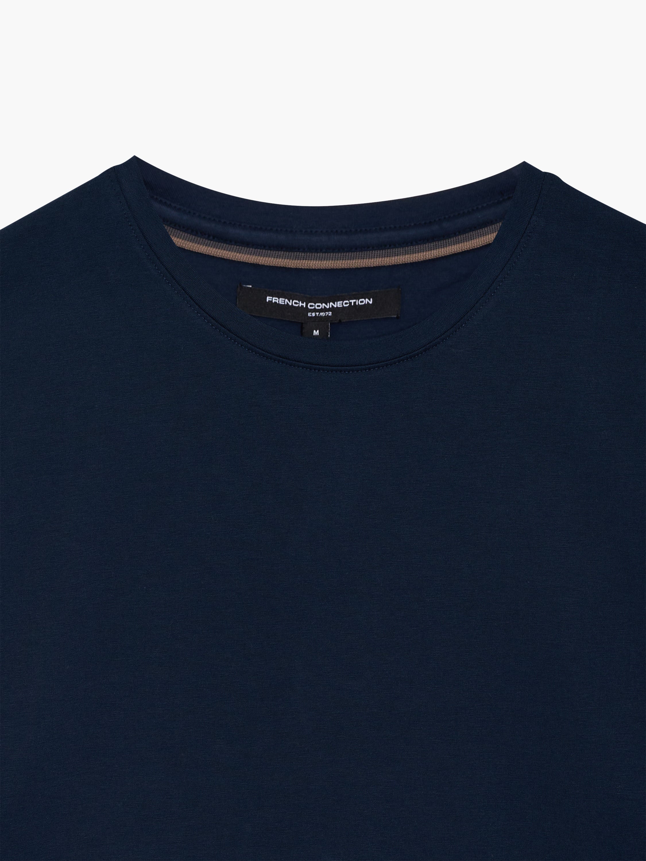 Short Sleeve Navy Crew Neck T-Shirt