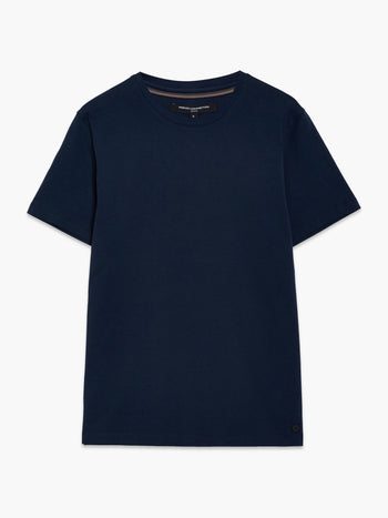 Short Sleeve Navy Crew Neck T-Shirt