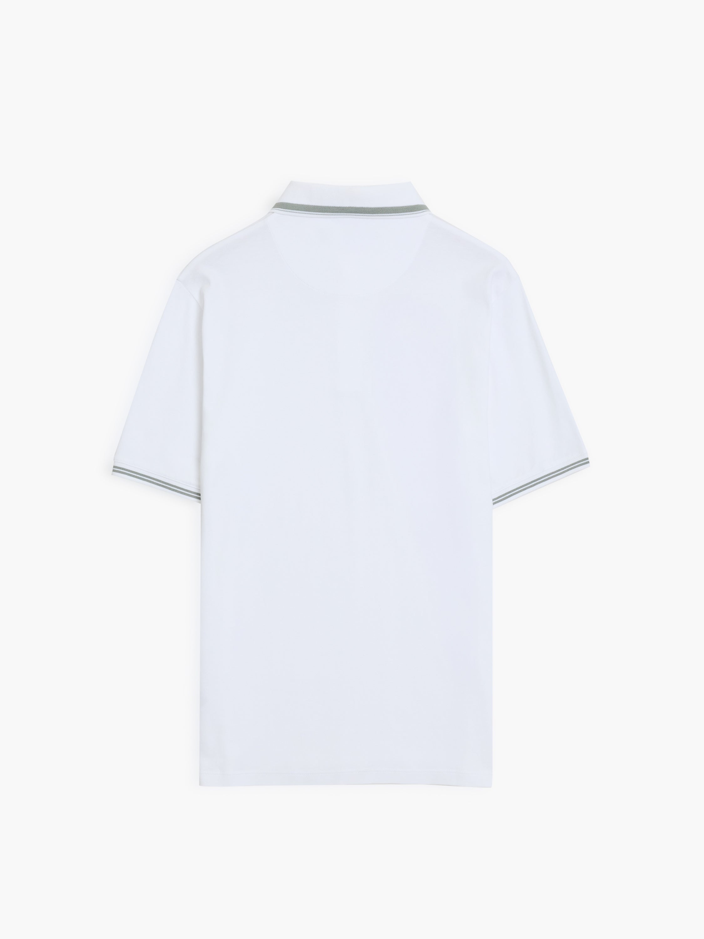 Short Sleeve Tipped Collar Polo Shirt