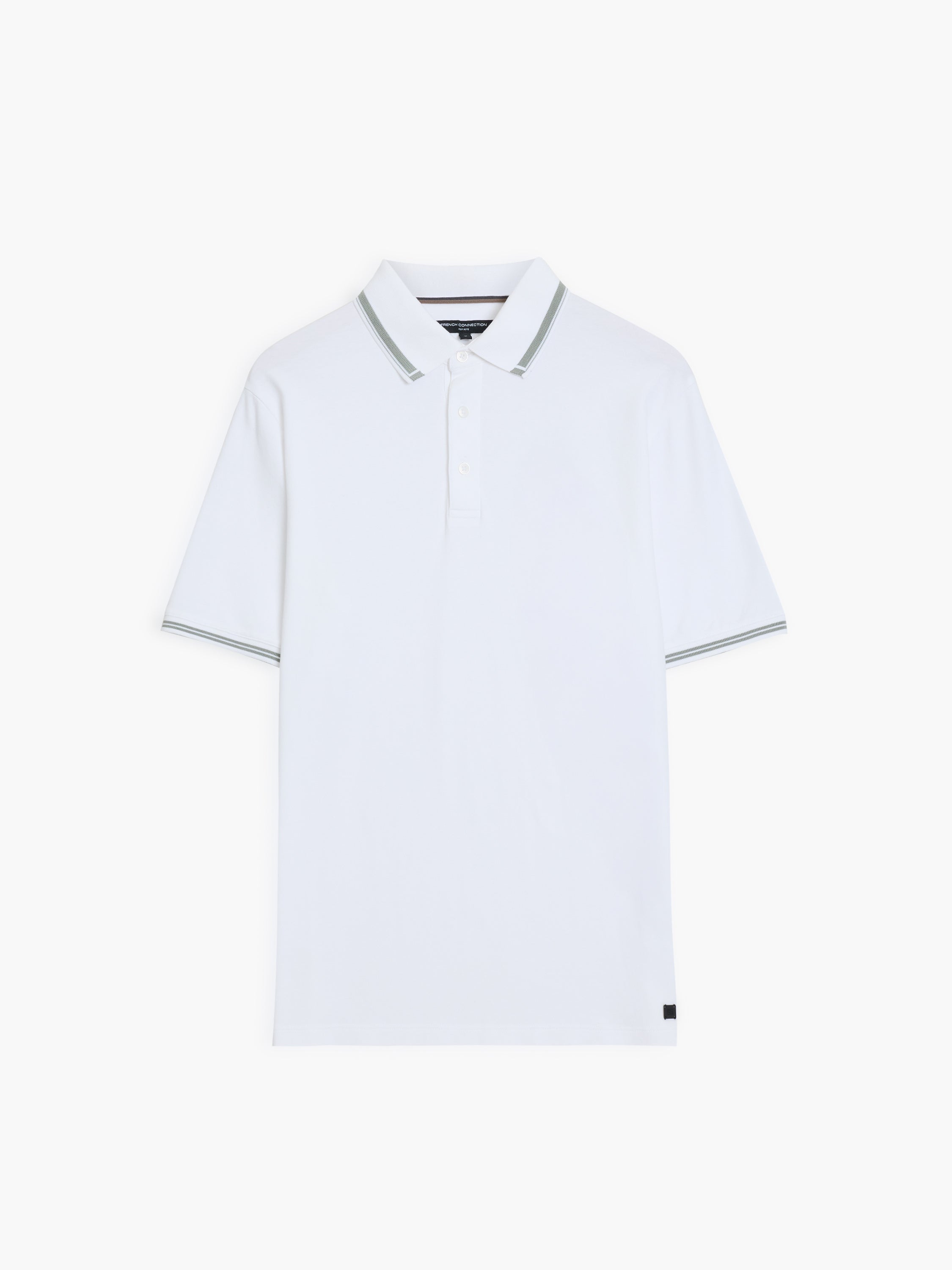 Short Sleeve Tipped Collar Polo Shirt