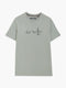 Short Sleeve Desert Graphic Sage Green T-Shirt