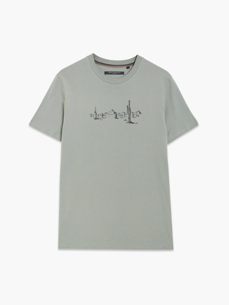 Organic Cotton Desert Graphic T-Shirt