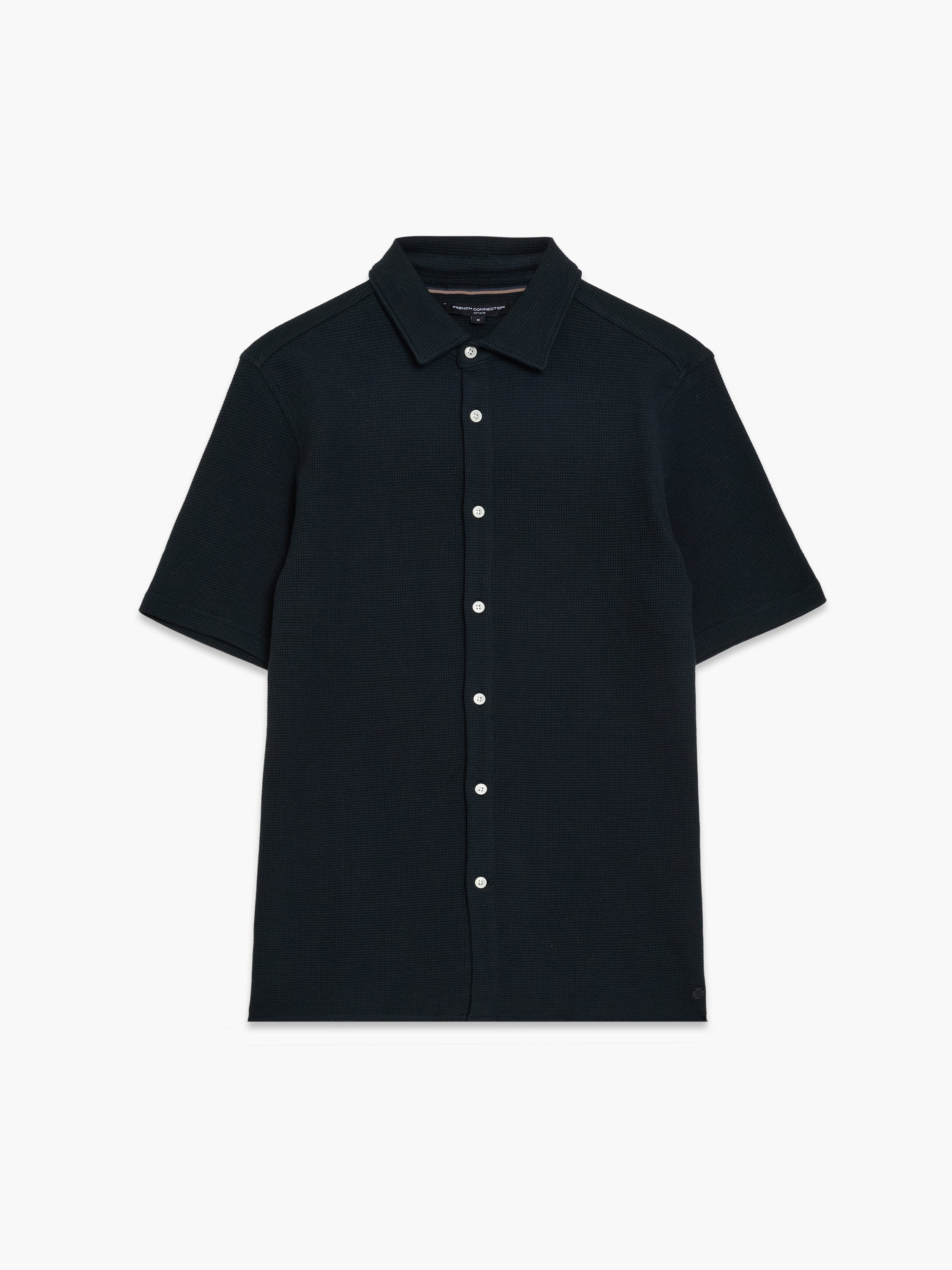 Short Sleeve Textured Shirt