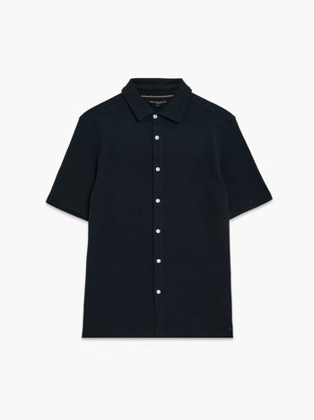 Short Sleeve Textured Shirt