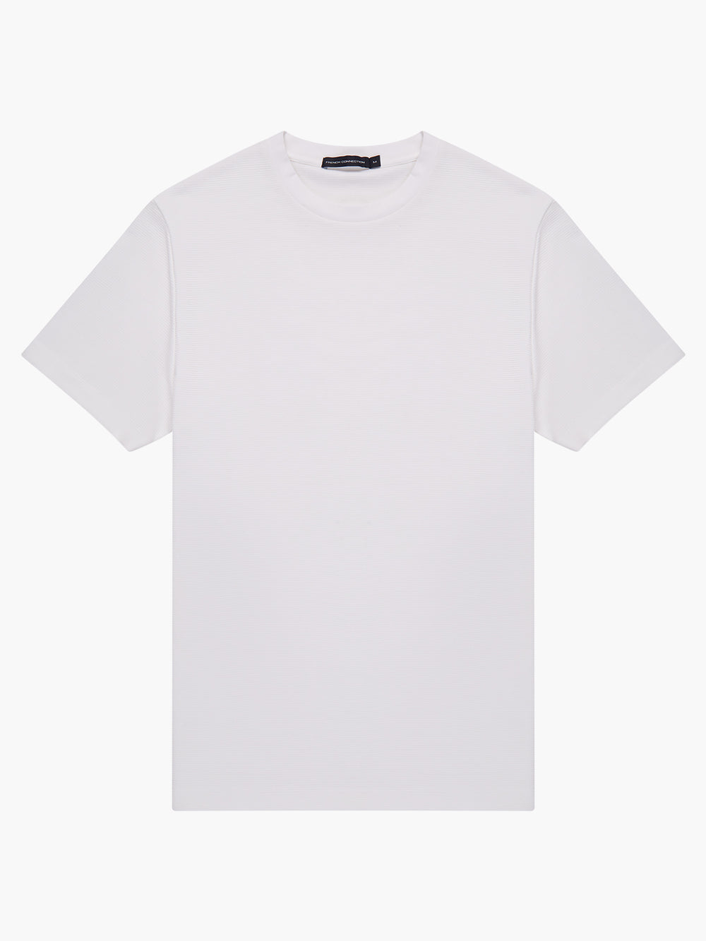 Ottoman Crew T-Shirt Linen White | French Connection UK
