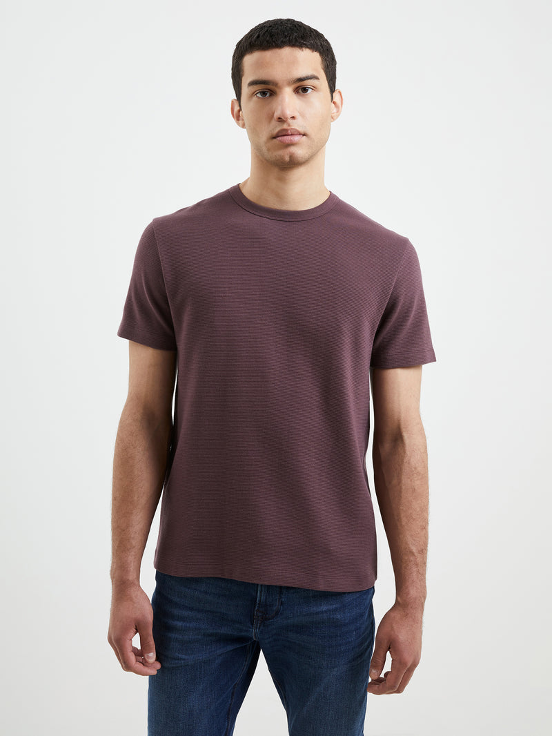 Ottoman Crew T-Shirt Truffle | French Connection UK