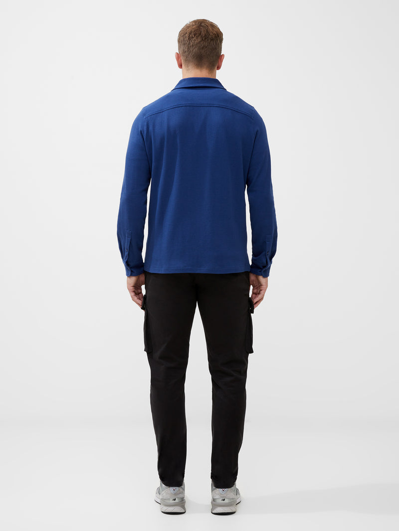 Popcorn Zip-Through Shirt