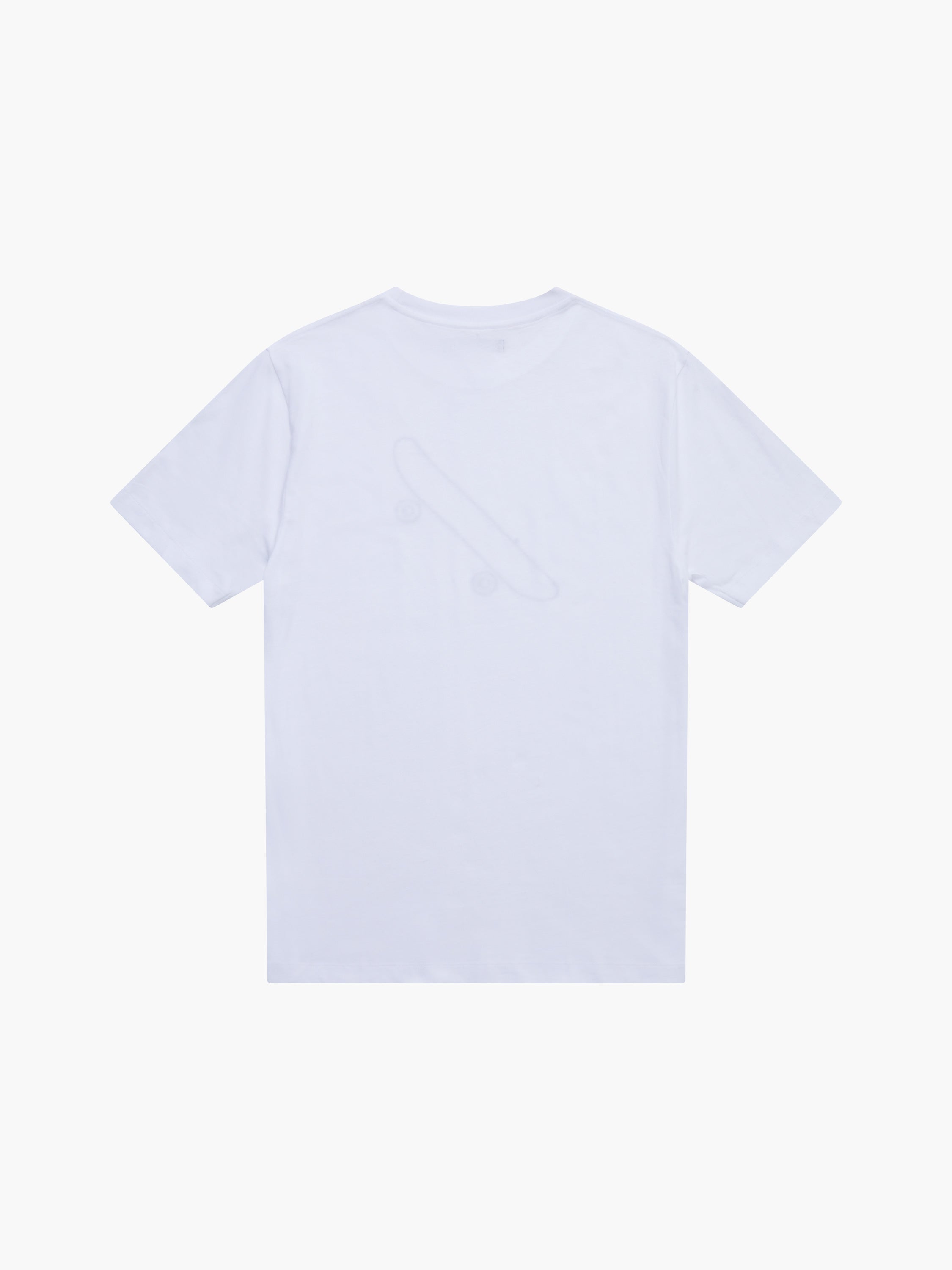Embroidered Skateboard Graphic T-Shirt