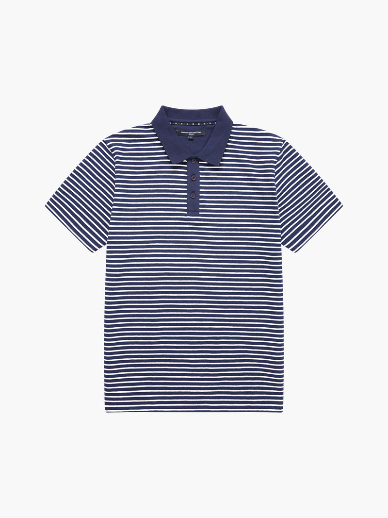 Short Sleeve Regular Stripe Polo
