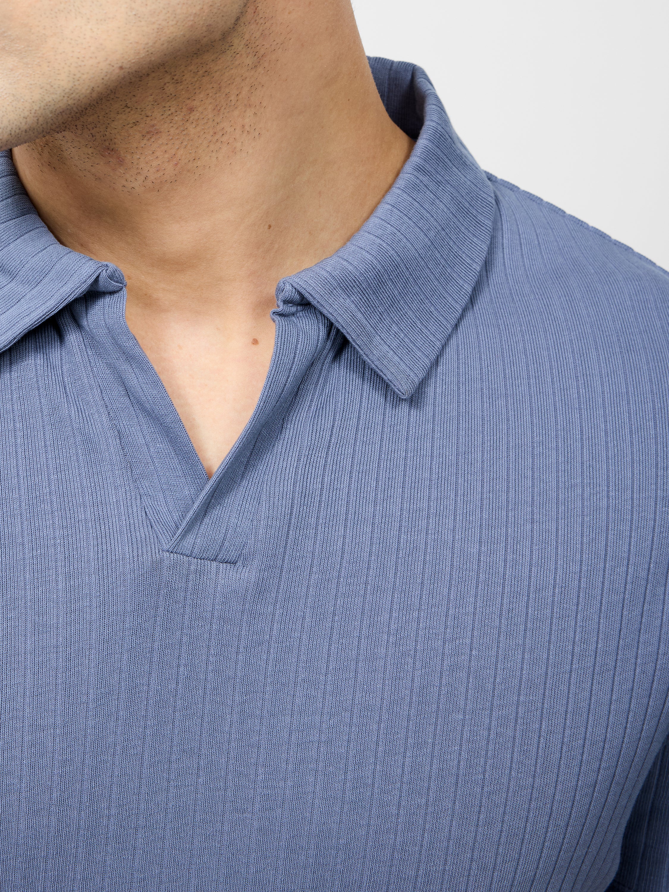 Variated Rib Short Sleeve Polo