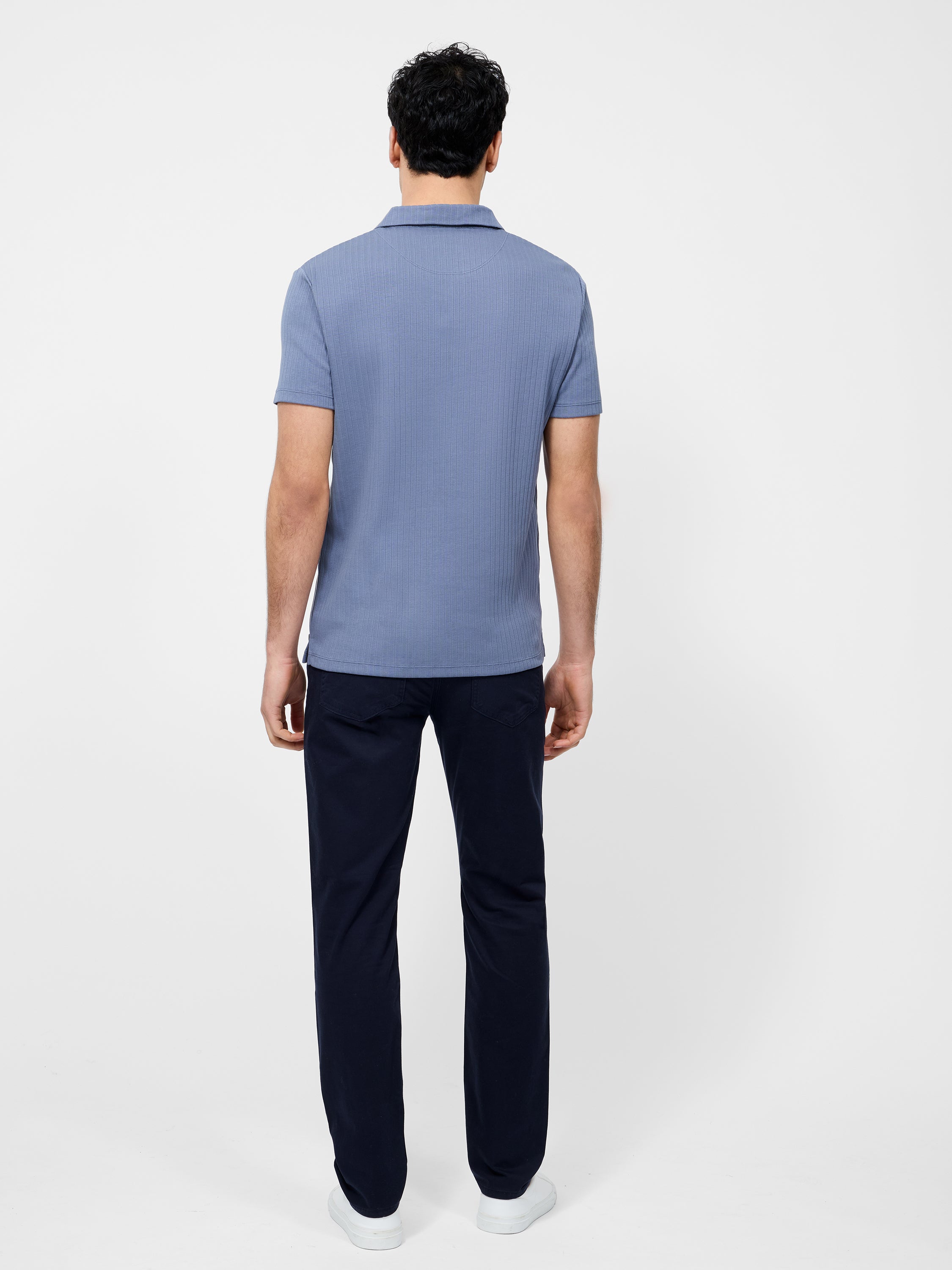 Variated Rib Short Sleeve Polo