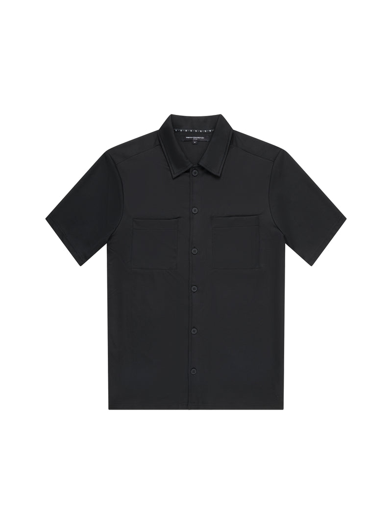 Double Pocket Short Sleeve Jersey Shirt
