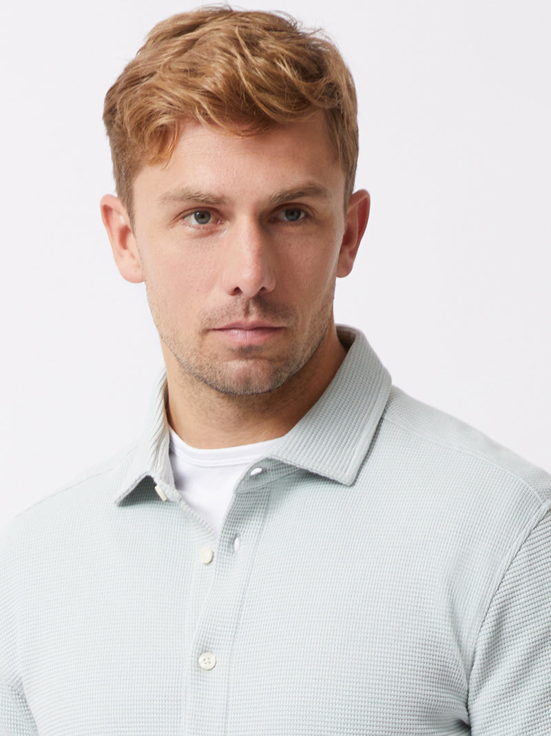 Textured Short Sleeve Shirt