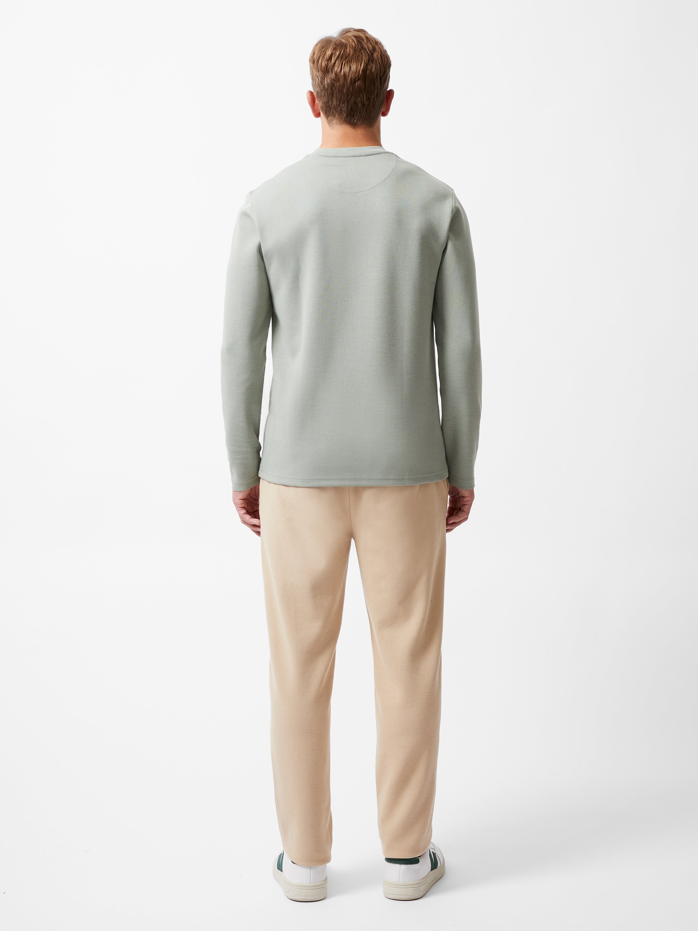 Textured Long Sleeve T-Shirt