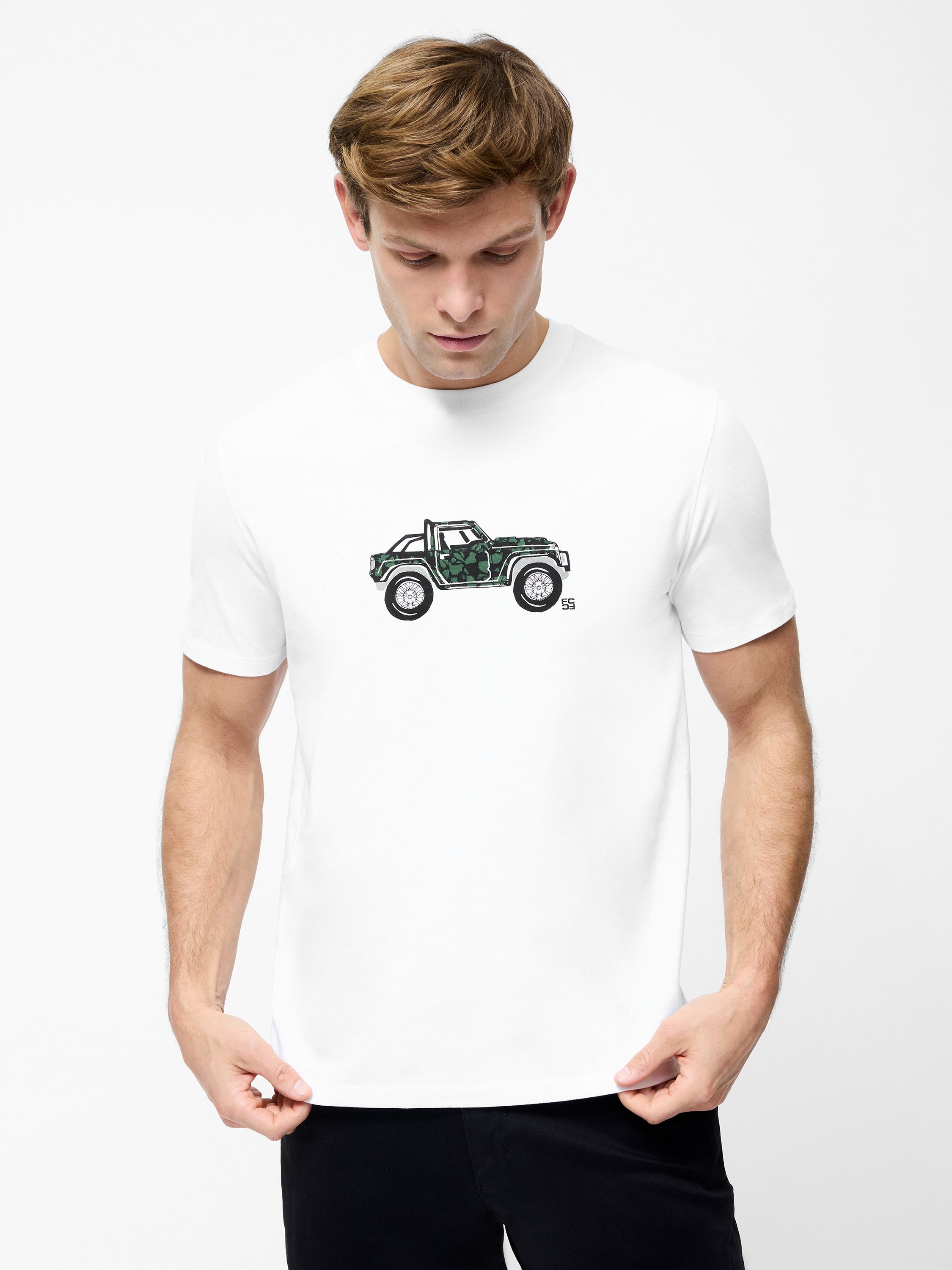Jeep Organic Short Sleeve Graphic T-Shirt