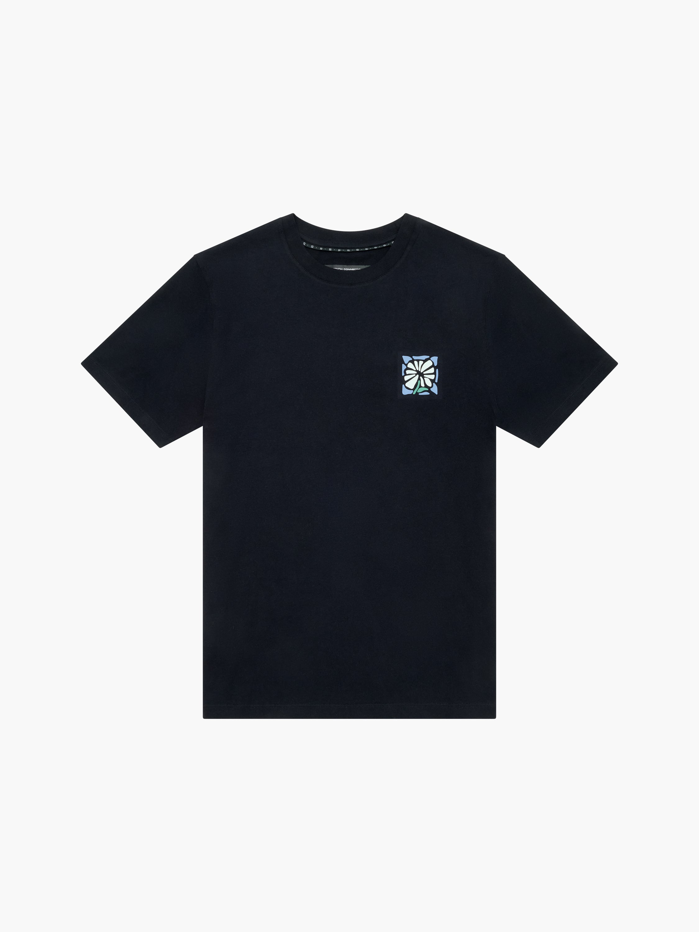 Abstract Flower Organic Graphic T-Shirt