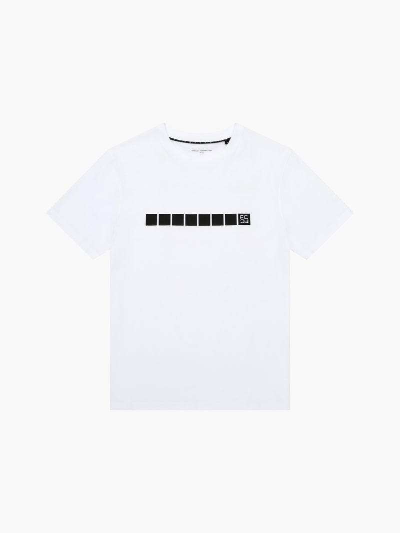 French Connection Broken Block Organic Graphic T-Shirt