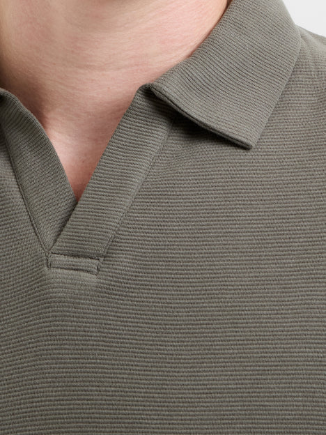 Long Sleeve Ottoman Trophy Neck Shirt