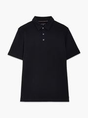 Short Sleeve Diagonal Stripe Polo Shirt