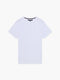 Extended Yoke Textured T-Shirt