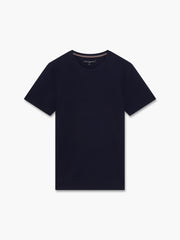 Extended Yoke Textured T-Shirt