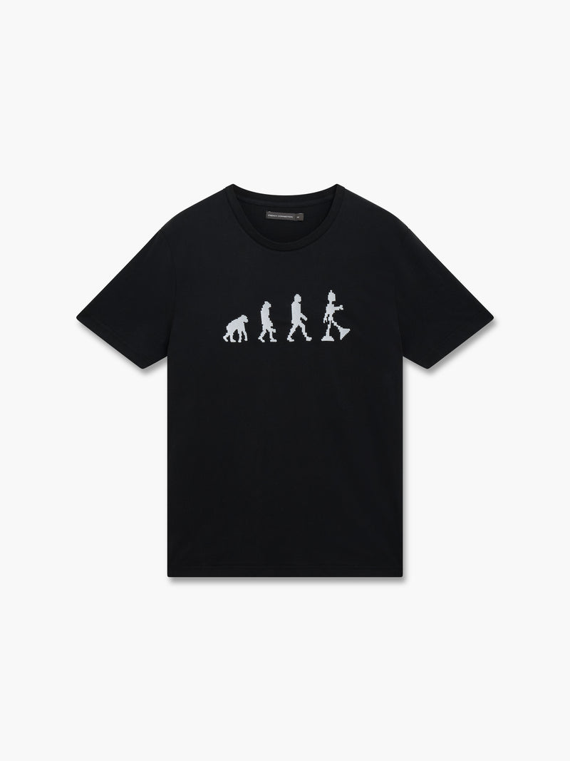 Evolution Pixel Embroidered T-Shirt