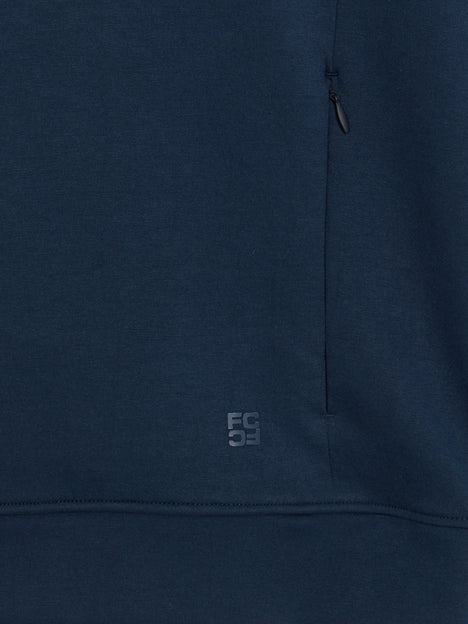 Smart Navy Drawstring Hoodie