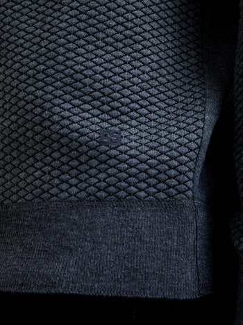 Diamond Jacquard Sweatshirt