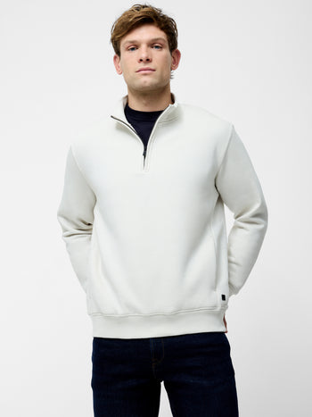 Half Zip Funnel Neck Sweatshirt
