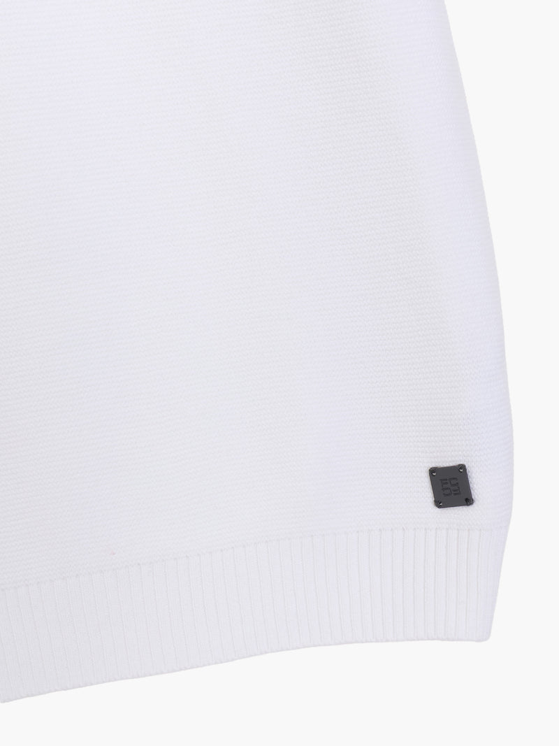 Short Sleeve Solid Trophy Knit Polo Shirt