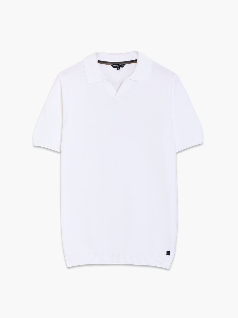 Short Sleeve Solid Trophy Knit Polo Shirt