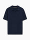 Short Sleeve Trophy Knit Navy Polo Shirt