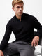 Half Zip Knitted Jumper