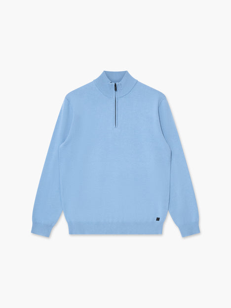 Half Zip Knitted Jumper