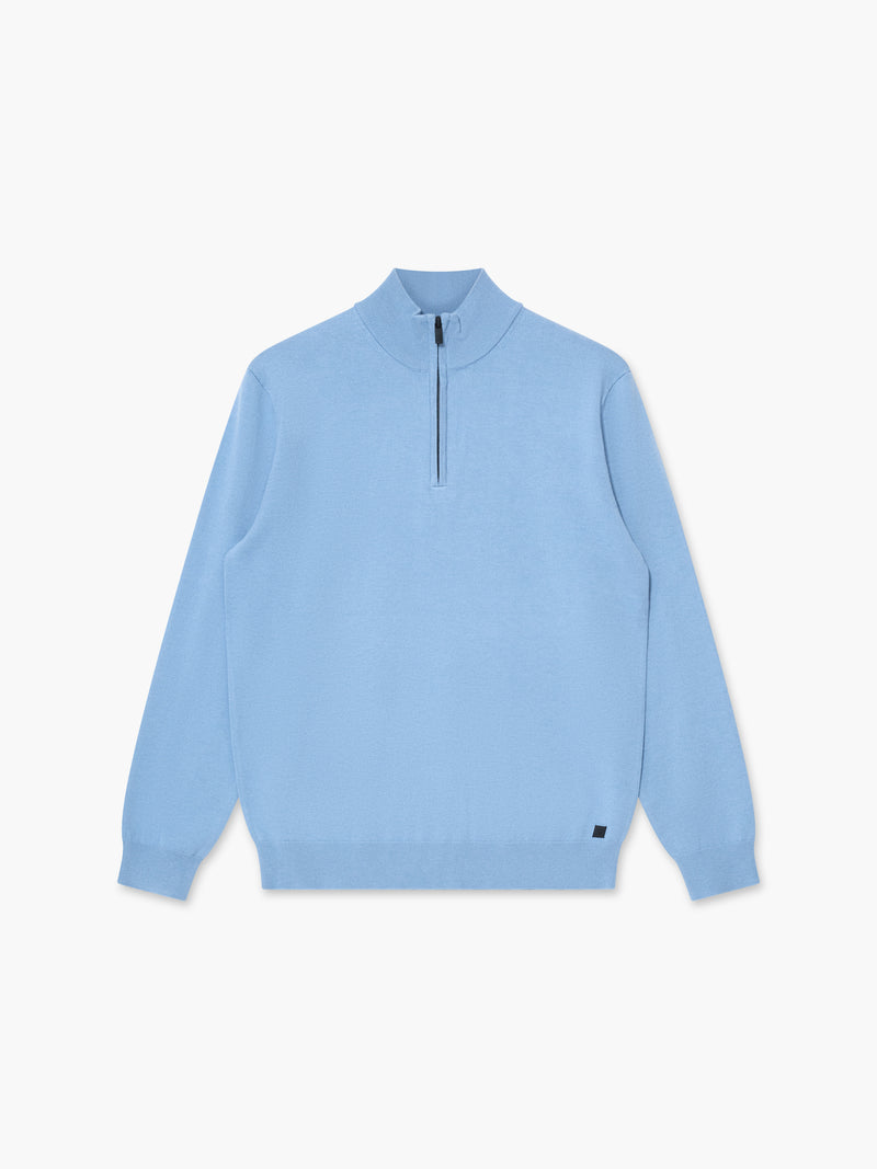 Half Zip Knitted Jumper