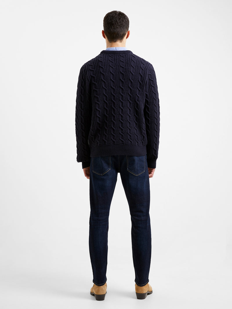 Soft Cable Knit Crew Neck Jumper