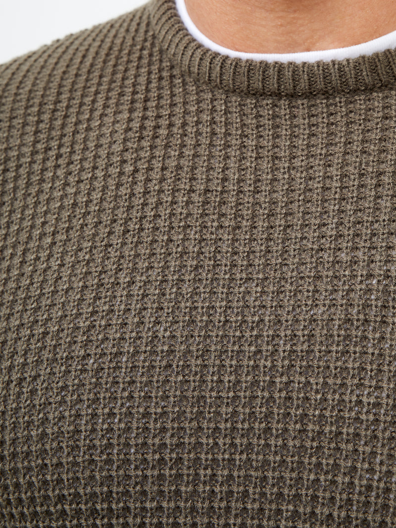 Mens on sale waffle jumpers